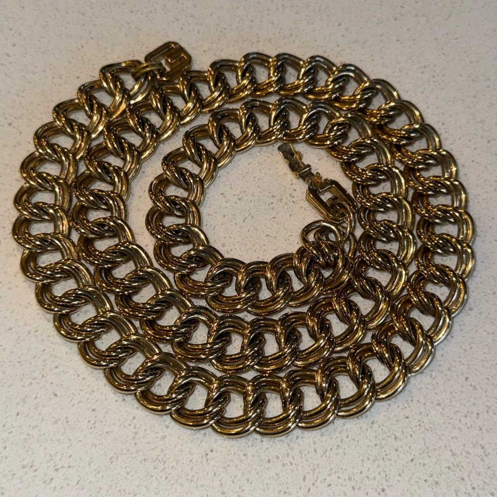 Vintage Givenchy Gold Chain Runway